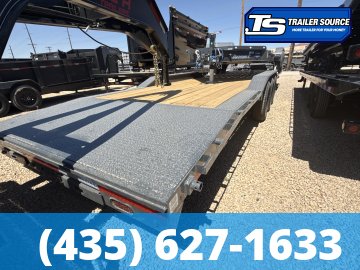 8.5x36 Lamar H8 Wide Body w/ Drive Over fenders Equipment Trailer - 21K GVWR -