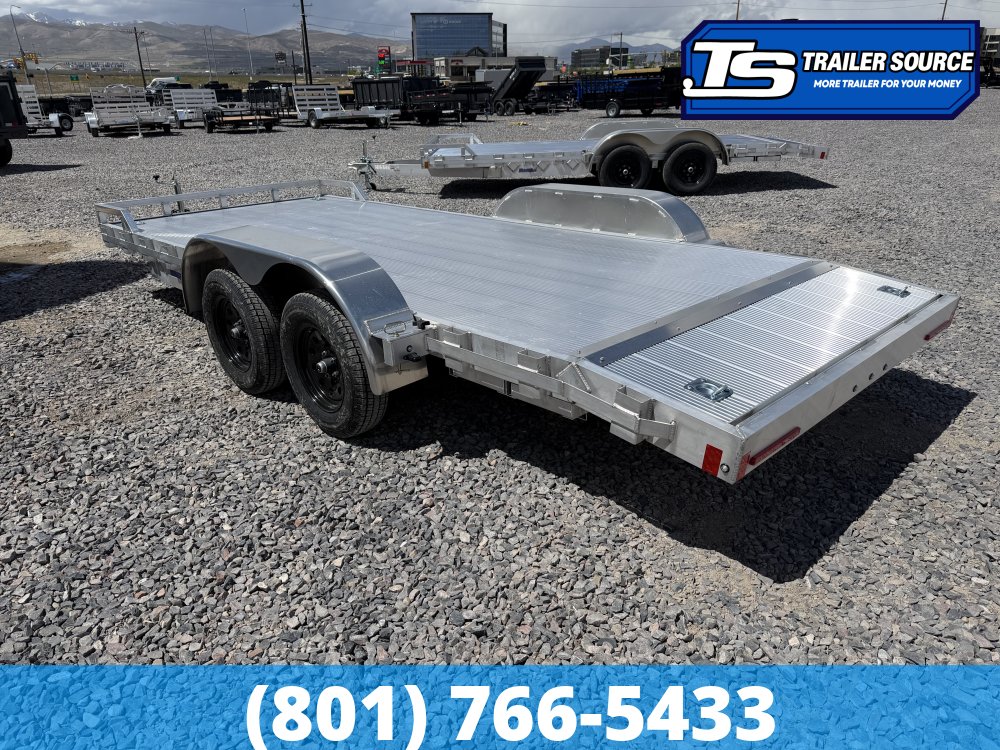 7x20 Alcom Open Car Hauler Aluminum Trailer - 7K GVWR -