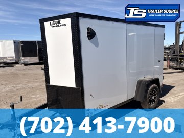 5x10 Look ST DLX Enclosed Cargo Trailer - 5'6" Interior - 3.5K GVWR - .080 PolyCor, 16" Cross Member Upgrade, Alloy Wheels, Black Out Package