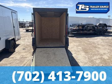 5x10 Look ST DLX Enclosed Cargo Trailer - 5'6" Interior - 3.5K GVWR - .080 PolyCor, 16" Cross Member Upgrade, Alloy Wheels, Black Out Package