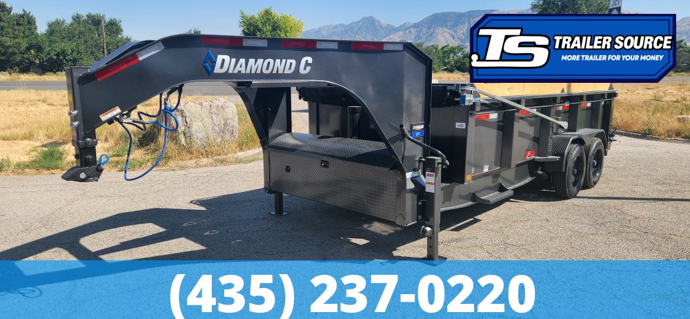 7x16 Diamond C LPT-GN 208 Gooseneck Dump