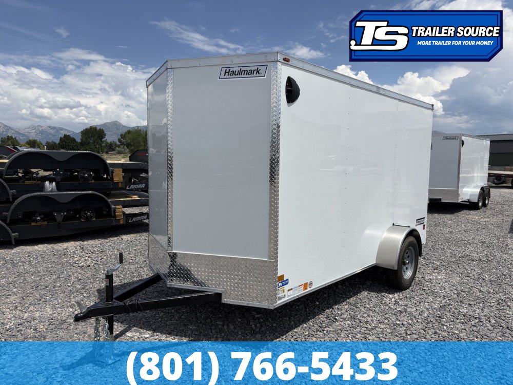 6x12 Haulmark Passport Enclosed Cargo Trailer - 6'6" Interior - 3.5K GVWR - .080 PolyCor