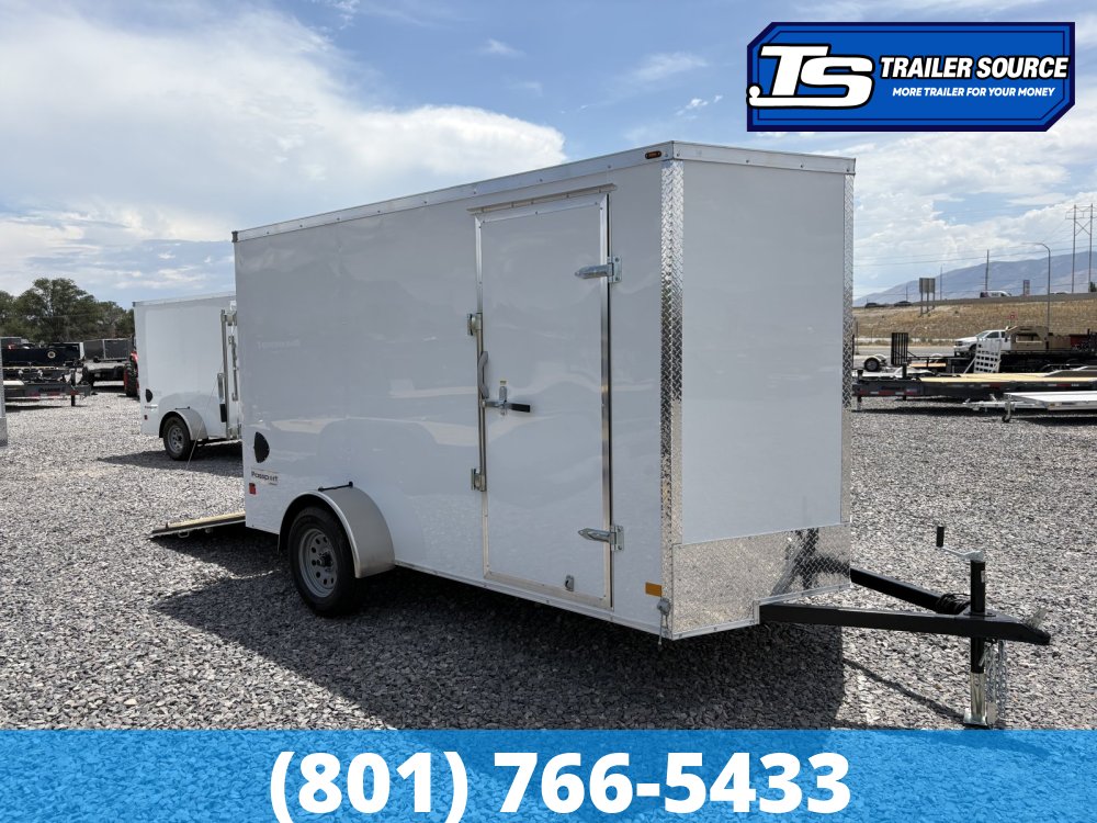 6x12 Haulmark Passport Enclosed Cargo Trailer - 6'6" Interior - 3.5K GVWR - .080 PolyCor