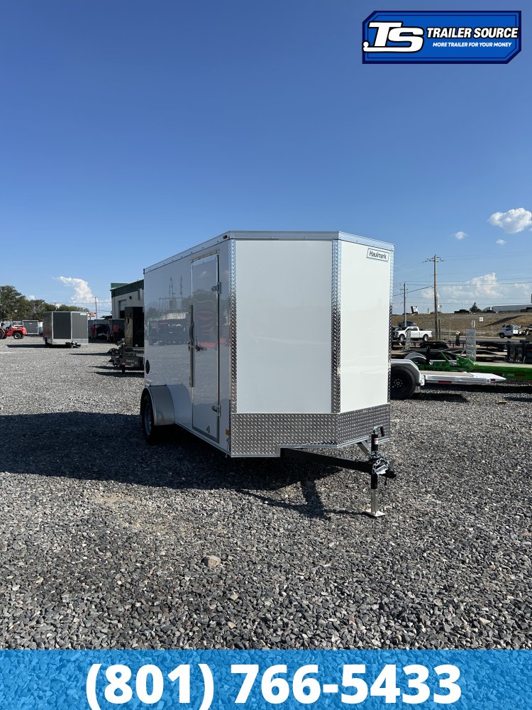 6x12 Haulmark Passport Enclosed Cargo Trailer - 6'6" Interior - 3.5K GVWR - .080 PolyCor
