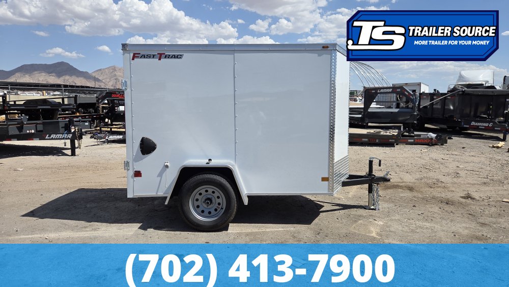 5x8 Wells Cargo FastTrac Enclosed Cargo Trailer - 5'6" Interior - 3.5K GVWR -