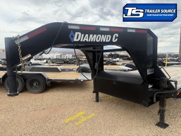 8.5x25 Diamond C FMAX 208 Equipment Trailer - 18K GVWR - Max Ramps