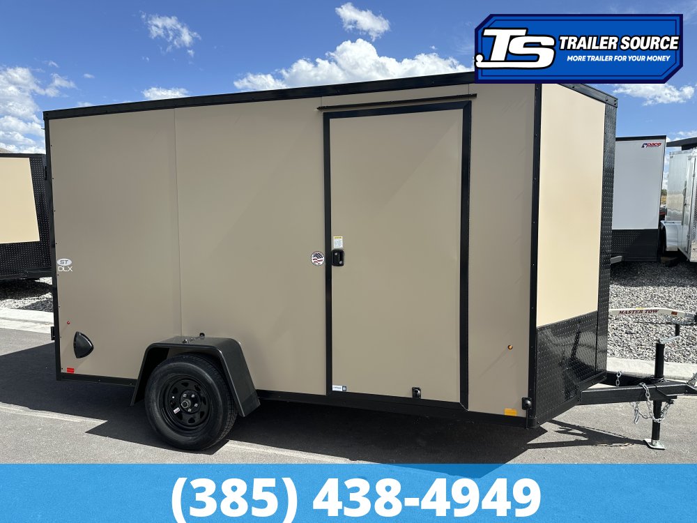 6x12 Look ST DLX Enclosed Cargo Trailer - 6'6" Interior - 3.5K GVWR - .080 PolyCor, Black Out Package