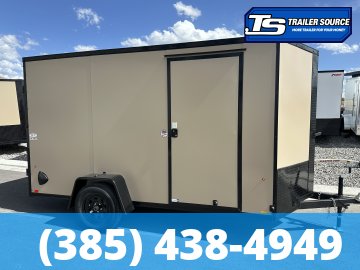 6x12 Look ST DLX Enclosed Cargo Trailer - 6'6" Interior - 3.5K GVWR - .080 PolyCor, Black Out Package