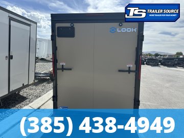 6x12 Look ST DLX Enclosed Cargo Trailer - 6'6" Interior - 3.5K GVWR - .080 PolyCor, Black Out Package