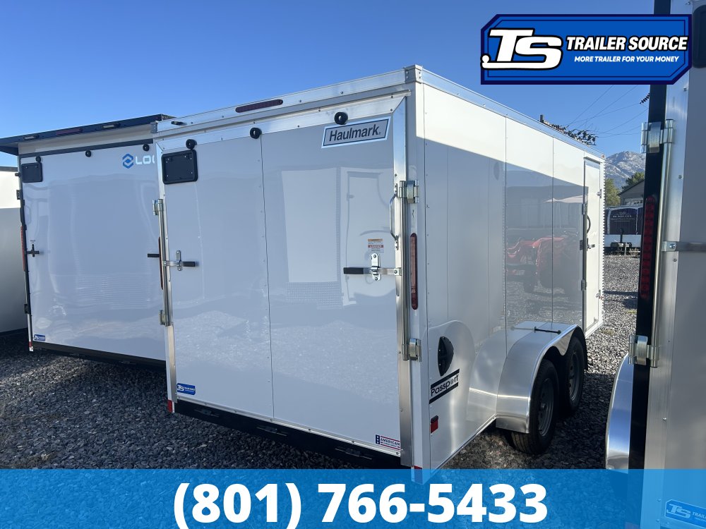 7x16 Haulmark Passport Enclosed Cargo Trailer - 6'6" Interior - 7K GVWR - .080 PolyCor