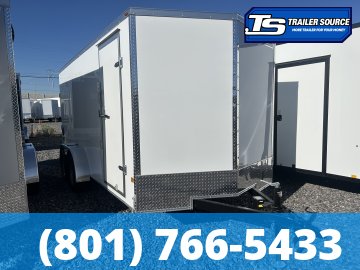 7x16 Haulmark Passport Enclosed Cargo Trailer - 6'6" Interior - 7K GVWR - .080 PolyCor