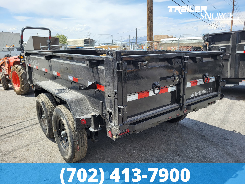 6x12 Iron Bull DTB 24" Sides 14K Dump Trailer