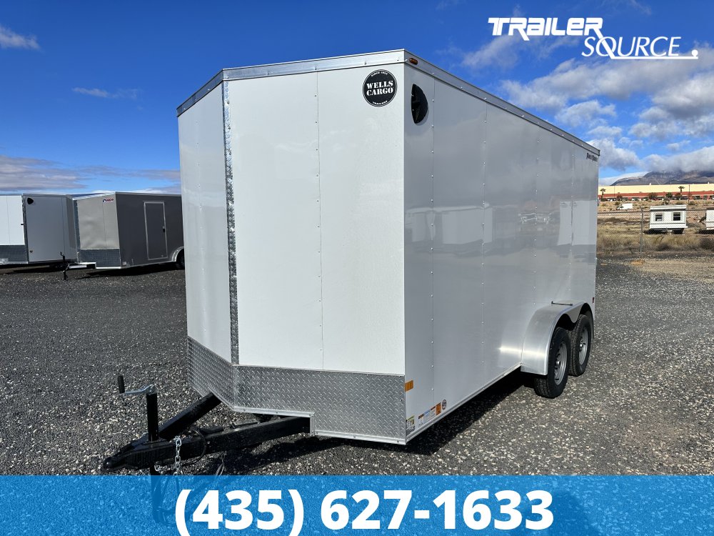 7x16 Wells Cargo Fast Trac Deluxe 7'0" Interior Single Axle Enclosed Cargo