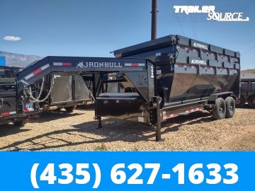 7x16 Iron Bull DBG Gooseneck Roll Off Roll Off Dumpster Gooseneck 14K Utility