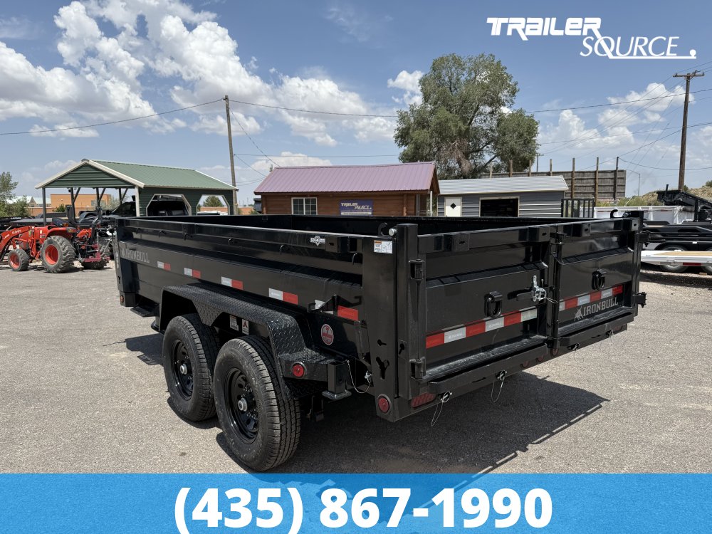7x14 Iron Bull DTB 24" Sides 14K Dump Trailer