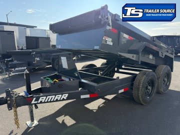 5x10 Lamar DS Dump Trailer - 18" Sides - 10K GVWR -