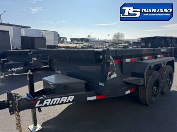 5x10 Lamar DS Dump Trailer - 18" Sides - 10K GVWR -