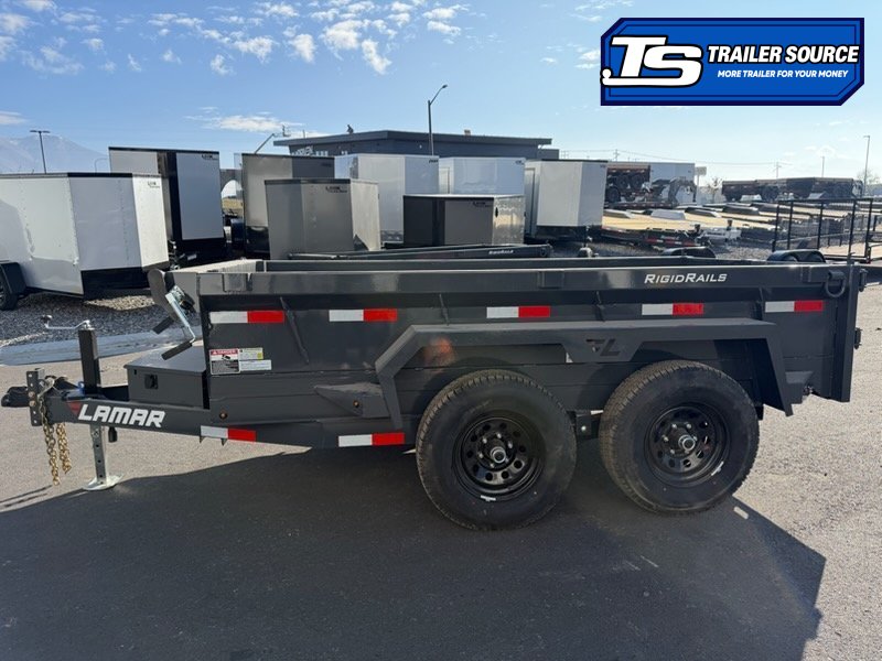 5x10 Lamar DS Dump Trailer - 18" Sides - 10K GVWR -