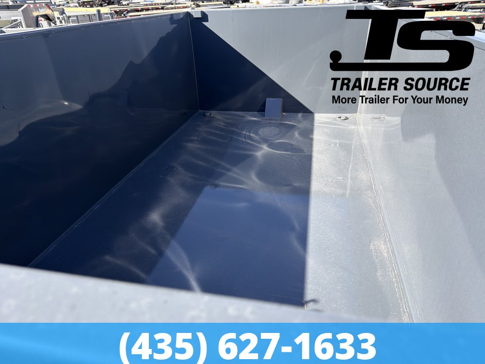 7x14 Lamar DT Dump Trailer - 48" Sides - 14K GVWR - Telescopic