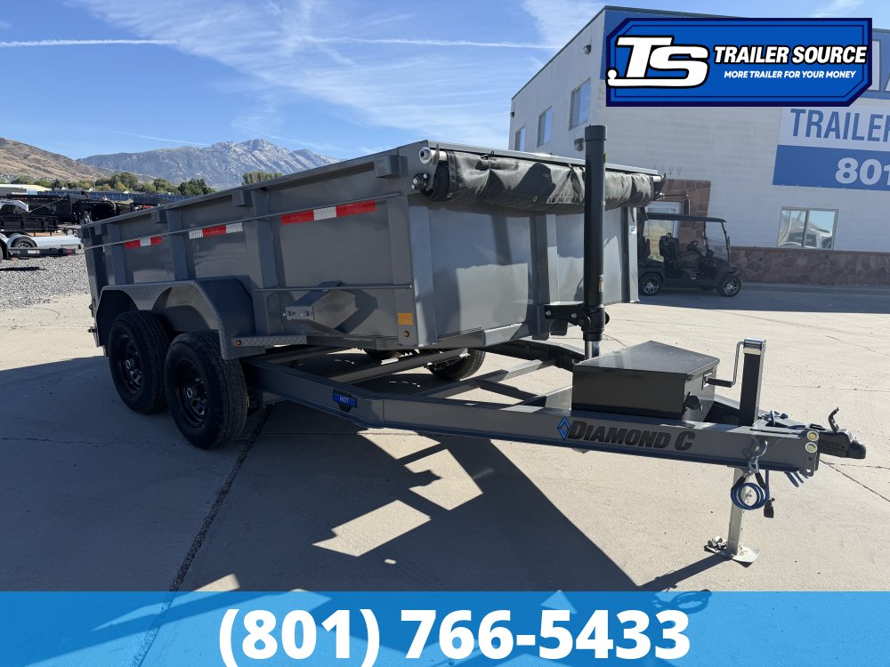 Diamond C MDT 206 6.5x12 ft Dump Trailer 32" Sides 10K GVWR