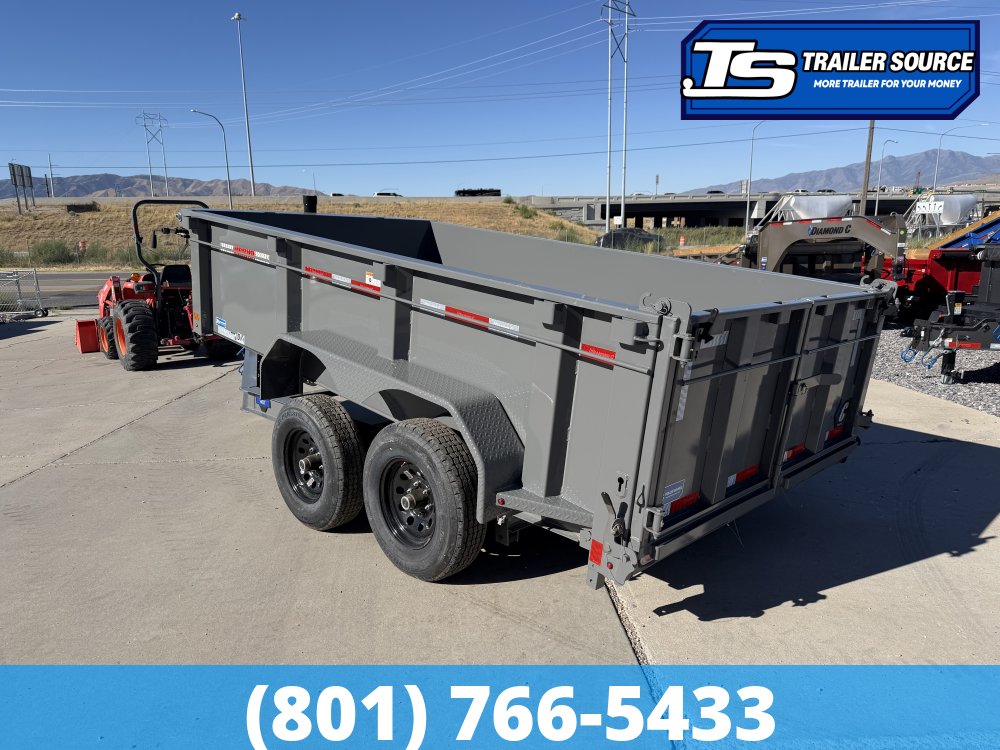 Diamond C MDT 206 6.5x12 ft Dump Trailer 32" Sides 10K GVWR
