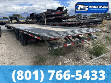 8.5x34 Maxx-D YDX Gooseneck Hydraulic Dovetail Equipment Trailer - 30K GVWR - 15K Axles, HDSS (Hutch) Suspension, Hydraulic Disc Brakes, Hydraulic Jack(s), Load Lights