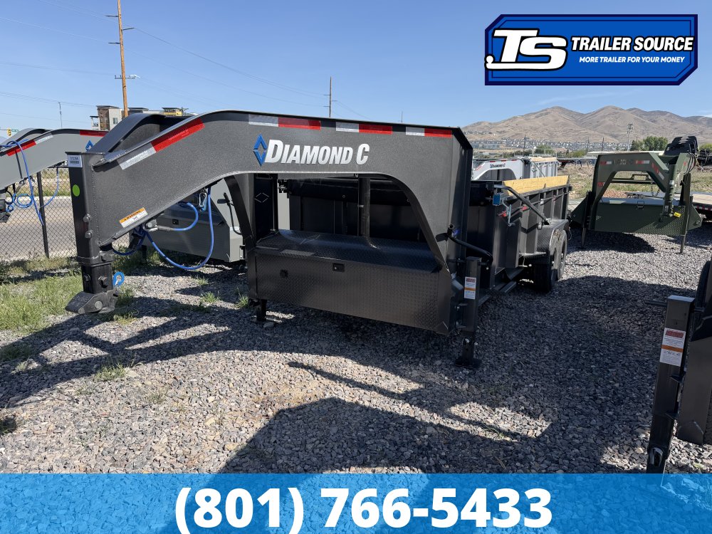 7x16 Diamond C LPT-GN 207 Gooseneck Dump