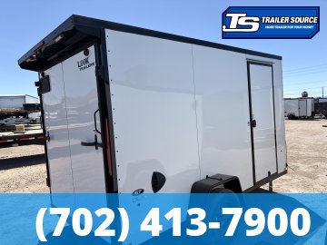6x12 Look ST DLX Enclosed Cargo Trailer - 6'6" Interior - 3.5K GVWR - .080 PolyCor, 16" Cross Member Upgrade, Black Out Package, Rear Spoiler w/ Load Lights