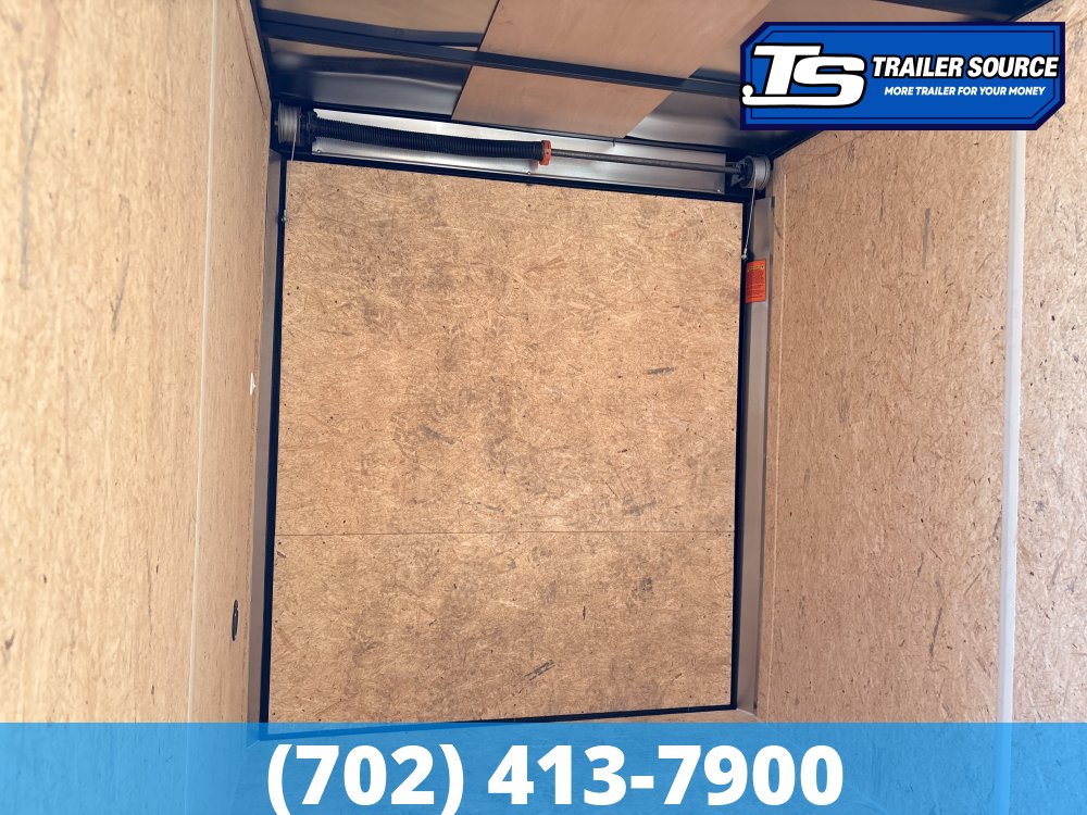 6x12 Look ST DLX Enclosed Cargo Trailer - 6'6" Interior - 3.5K GVWR - .080 PolyCor, 16" Cross Member Upgrade, Black Out Package, Rear Spoiler w/ Load Lights