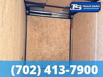 6x12 Look ST DLX Enclosed Cargo Trailer - 6'6" Interior - 3.5K GVWR - .080 PolyCor, 16" Cross Member Upgrade, Black Out Package, Rear Spoiler w/ Load Lights