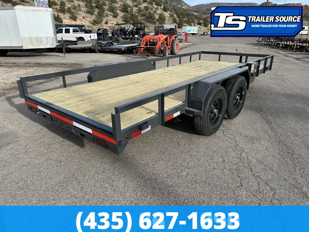 7x18 Lamar U5 Equipment Trailer - 10K GVWR -