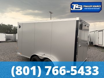 7x14 American Hauler Night Hawk Enclosed Cargo Trailer - 7'0" Interior - 7K GVWR - .080 PolyCor, Translucent Roof