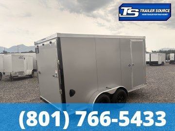 7x14 American Hauler Night Hawk Enclosed Cargo Trailer - 7'0" Interior - 7K GVWR - .080 PolyCor, Translucent Roof