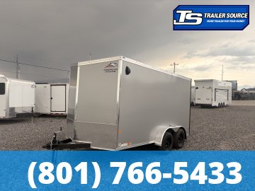 7x14 American Hauler Night Hawk Enclosed Cargo Trailer - 7'0" Interior - 7K GVWR - .080 PolyCor, Translucent Roof