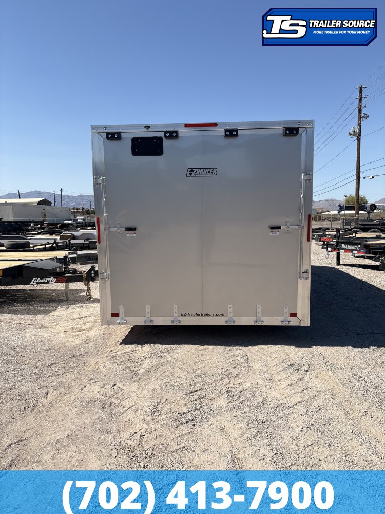 8.5x24 Alcom Aluminum EZ Hauler XLT Auto Trailer - 7'0" Interior - 10K GVWR -