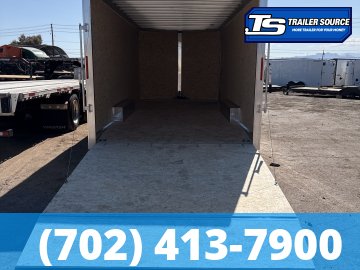 8.5x24 Alcom Aluminum EZ Hauler XLT Auto Trailer - 7'0" Interior - 10K GVWR -