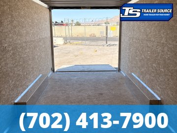 8.5x24 Alcom Aluminum EZ Hauler XLT Auto Trailer - 7'0" Interior - 10K GVWR -