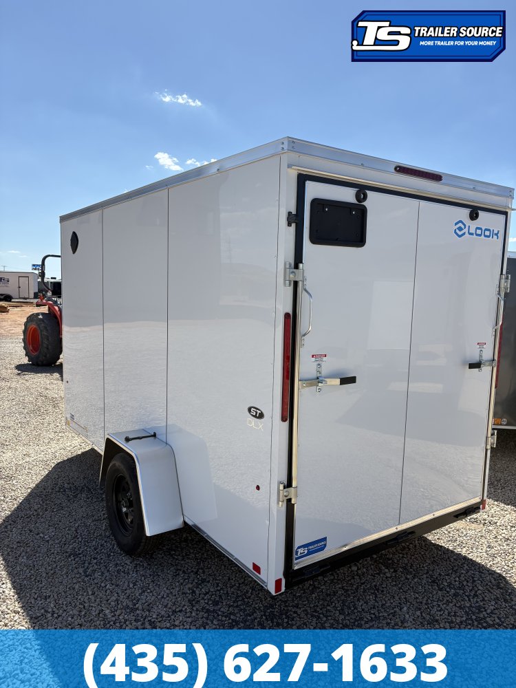 6x12 Look ST DLX Enclosed Cargo Trailer - 6'6" Interior - 3.5K GVWR - .080 PolyCor