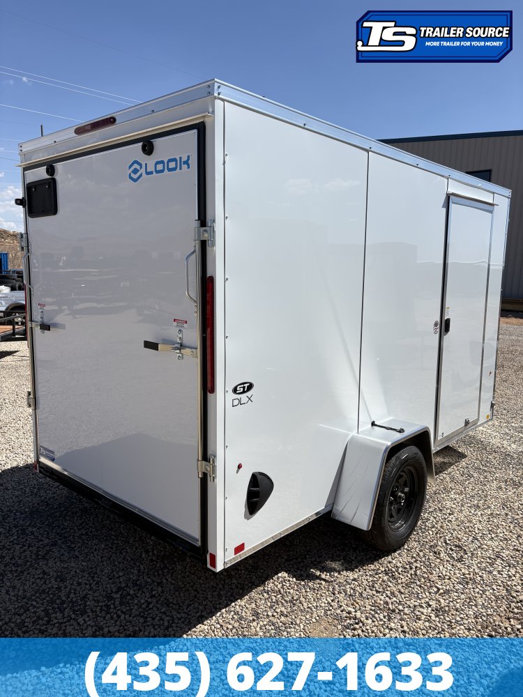 6x12 Look ST DLX Enclosed Cargo Trailer - 6'6" Interior - 3.5K GVWR - .080 PolyCor