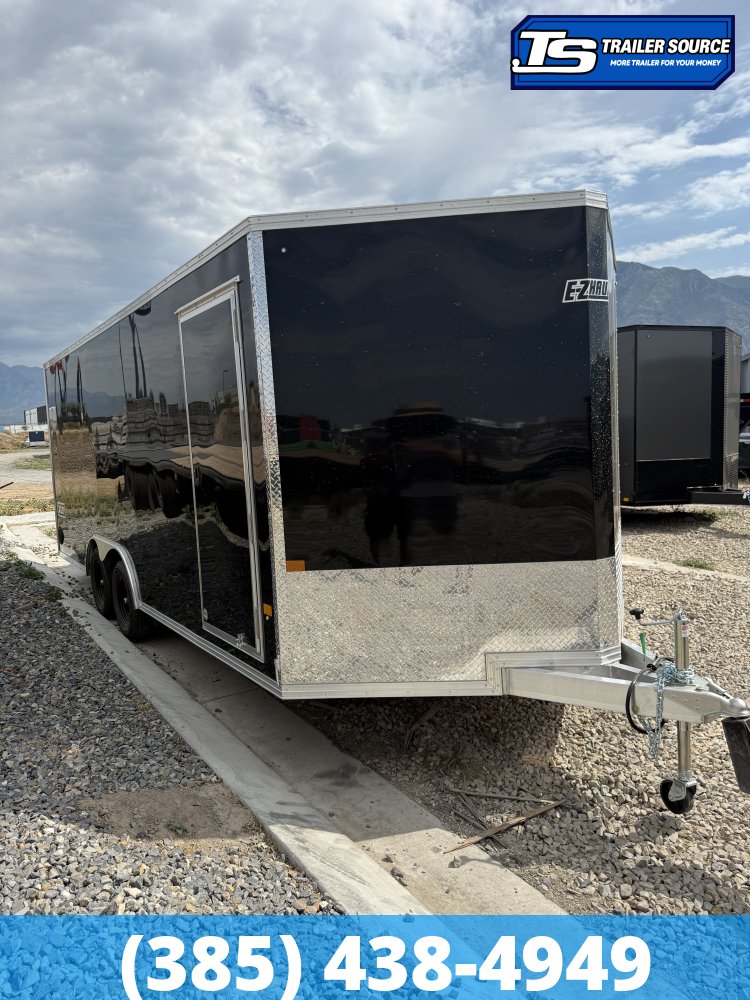 8.5x20 Alcom Aluminum EZ Hauler XLT Auto Trailer - 7'0" Interior - 7K GVWR - .080 PolyCor