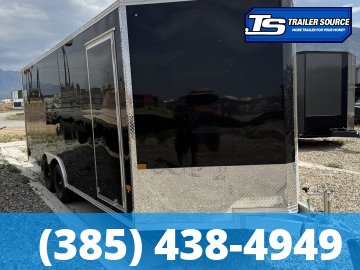 8.5x20 Alcom Aluminum EZ Hauler XLT Auto Trailer - 7'0" Interior - 7K GVWR - .080 PolyCor