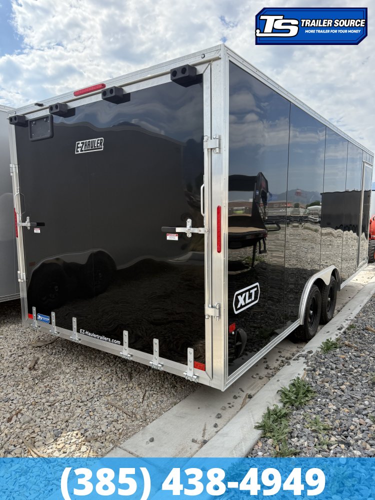 8.5x20 Alcom Aluminum EZ Hauler XLT Auto Trailer - 7'0" Interior - 7K GVWR - .080 PolyCor