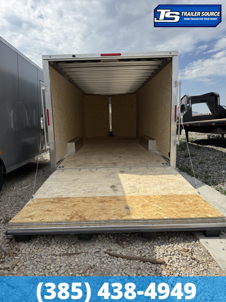 8.5x20 Alcom Aluminum EZ Hauler XLT Auto Trailer - 7'0" Interior - 7K GVWR - .080 PolyCor