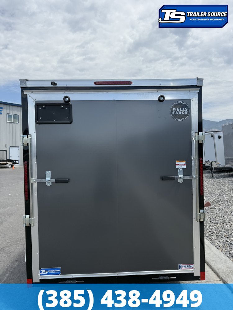 6x10 Wells Cargo FastTrac Enclosed Cargo Trailer - 6'6" Interior - 3.5K GVWR - .080 PolyCor