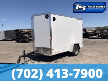 6x10 Wells Cargo FastTrac Enclosed Cargo Trailer - 6'6" Interior - 3.5K GVWR - Barn Doors