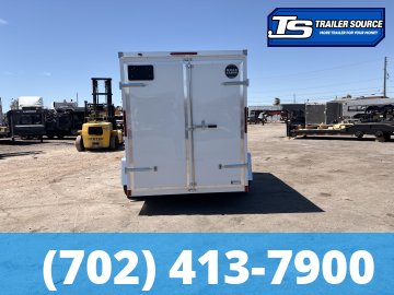 6x10 Wells Cargo FastTrac Enclosed Cargo Trailer - 6'6" Interior - 3.5K GVWR - Barn Doors