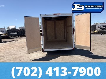 6x10 Wells Cargo FastTrac Enclosed Cargo Trailer - 6'6" Interior - 3.5K GVWR - Barn Doors