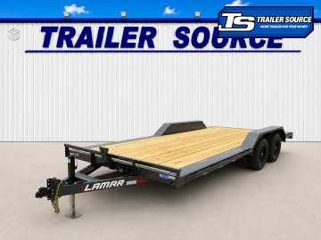 8.5x20 Lamar CC Wide Body w/ Drive Over Fenders Flatbed Car Hauler