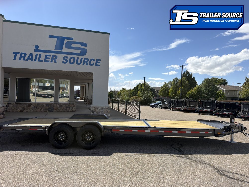 7x26 Diamond C HDT 210 Tilt Trailer - 23K GVWR - 18 Ply Tires, ABS Brakes, Pro Tilt, Torsion Axles