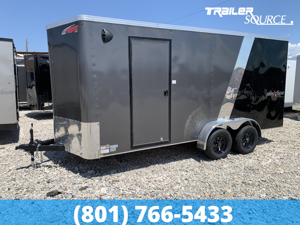 7x16 Mirage Xpres Side by Side Pkg 7'0" Interior 7K Enclosed Cargo